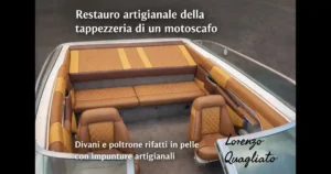 Scopri di più sull'articolo Rifacimento sedili e divano motoscafo